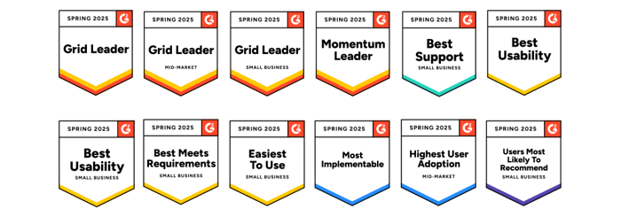 G2 Spring Badges G2 Spring Badges